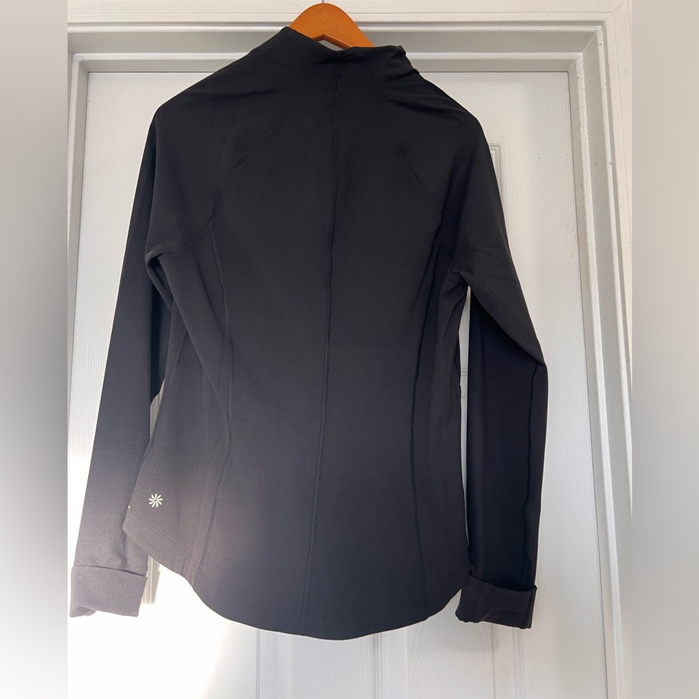 Athleta Black Pullover  Saluation Half Zip - Sz Large  NWOT
Active/ casual - Picture 7 of 9